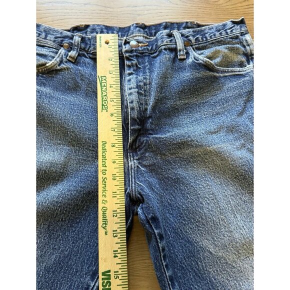 Wrangler Jeans Mens 36x30 Blue Stretch Western 947STR American Country Outdoor - Picture 4 of 13
